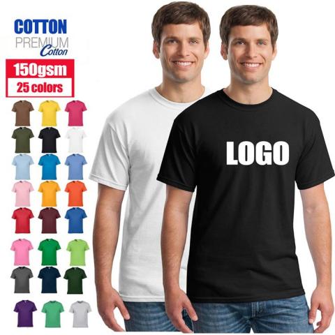 Normal Cotton Wearing Printed T-Shirts